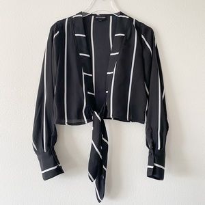 PrettyLittle Thing Tie-Front Top